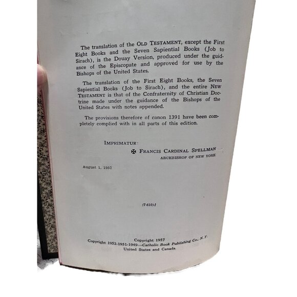 Vintage Holy Bible Cedar Box Union Made United Brotherhood Of Carpenters w/Bible - Picture 15 of 16